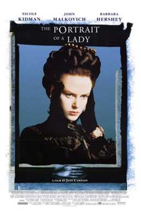 Framed Portrait of a Lady Nicole Kidman Print
