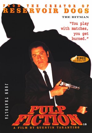Framed Pulp Fiction The Hitman Print