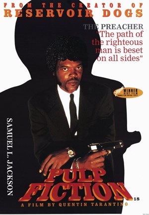 Framed Pulp Fiction The Preacher Print