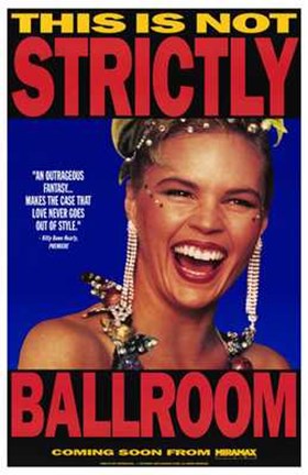 Framed Strictly Ballroom Tina Sparkle Print