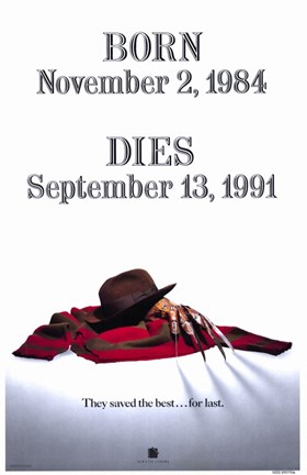 Framed Freddy's Dead Final Nightmare Print