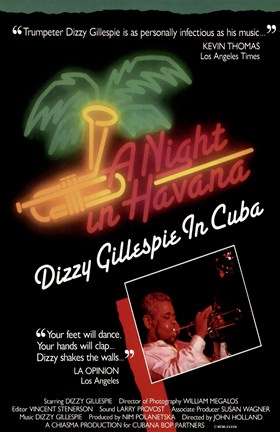 Framed Night in Havana: Dizzy Gillespie in Print