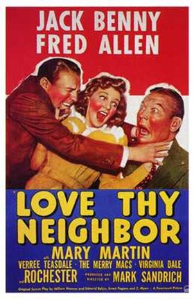 Framed Love Thy Neighbor Print