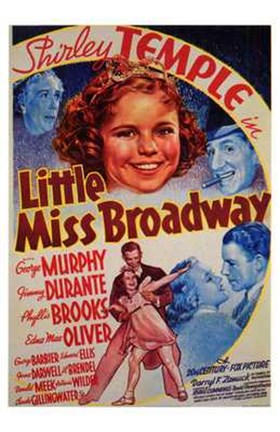 Framed Little Miss Broadway Print