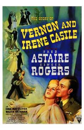 Framed Story of Vernon and Irene Castle Print