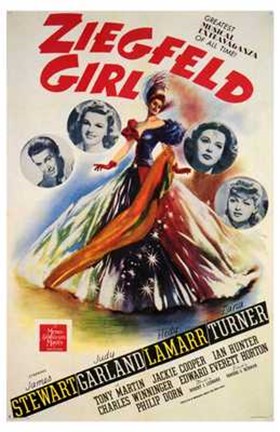 Framed Ziegfeld Girl Print