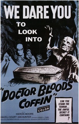 Framed Doctor Blood&#39;s Coffin Print