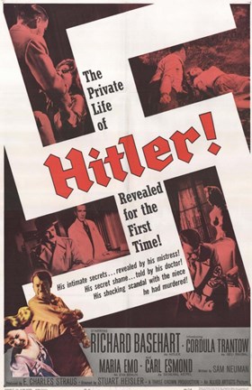 Framed Hitler Print