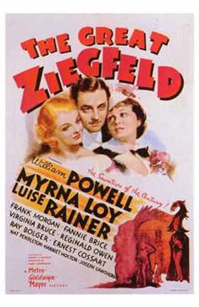 Framed Great Ziegfeld Print
