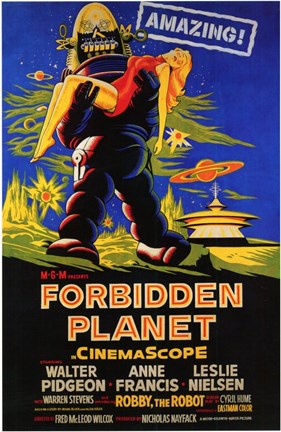 Framed Forbidden Planet - style C Print