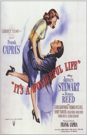 Framed It's a Wonderful Life Frank Capra - square Print