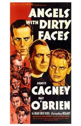 Framed Angels with Dirty Faces Cagney &amp; O'Brien Print