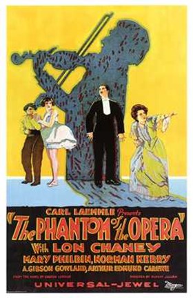Framed Phantom of the Opera Violinist Print