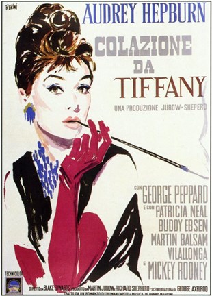 Framed Breakfast At Tiffany's (italian) Print