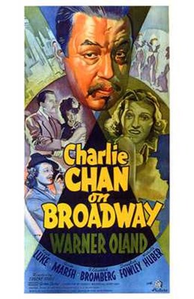 Framed Charlie Chan on Broadway Print