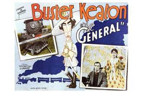 Framed General Bustler Keaton Print