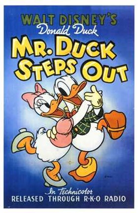 Framed Mr Duck Steps Out Print