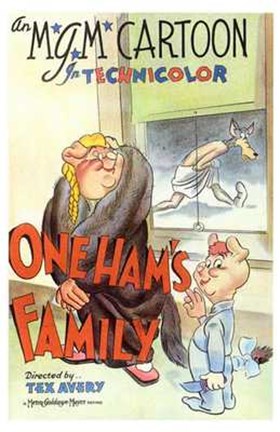 Framed One Ham&#39;s Family Print