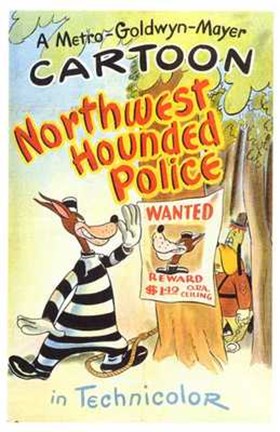 Framed Northwest Hounded Police Print