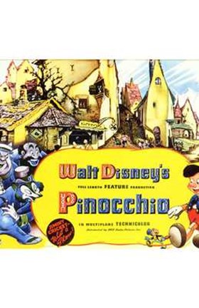 Framed Pinocchio Town Print