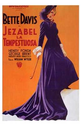 Framed Jezebel - purple dress Print