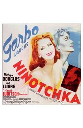 Framed Ninotchka Garbo Print