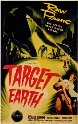 Framed Target Earth Print