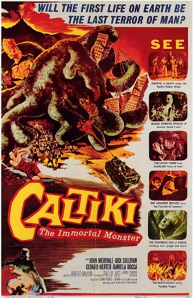Framed Caltiki the Immortal Monster Print