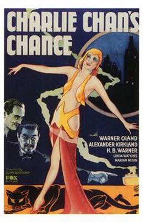 Framed Charlie Chan's Chance Print