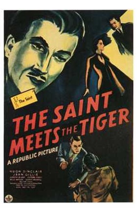 Framed Saint Meets the Tiger Print