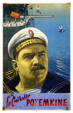 Framed Battleship Potemkin Vintage Print