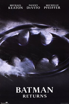 Framed Batman Returns Logo Print