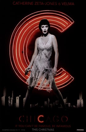 Framed Chicago Velma Kelly Print