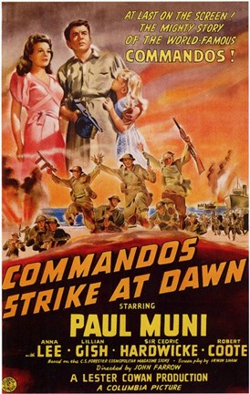 Framed Commandos Strike At Dawn Print