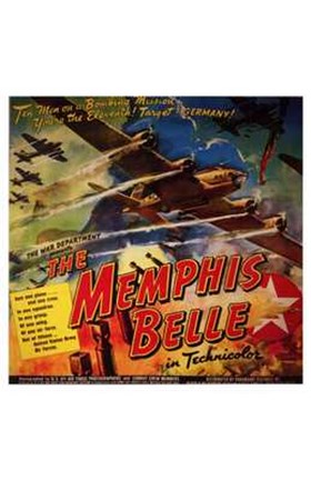Framed Memphis Belle: a Story of a Flying Fortr Print