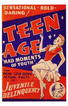Framed Teen Age Print