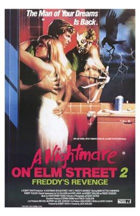 Framed Nightmare on Elm Street 2: Freddy&#39;s Reve Print