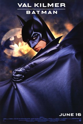 Framed Batman Forever Val Kilmer Print