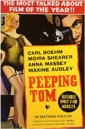 Framed Peeping Tom Anna Massey Maxine Audley Print