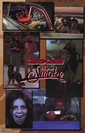 Framed Cheech and Chong's Up in Smoke Film Print