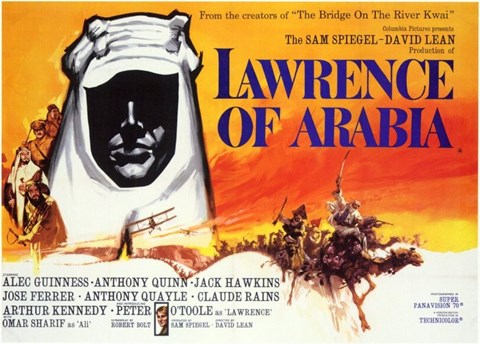 Framed Lawrence of Arabia Horizontal Print