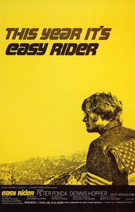 Framed Easy Rider This Year It's Easy Rider Print