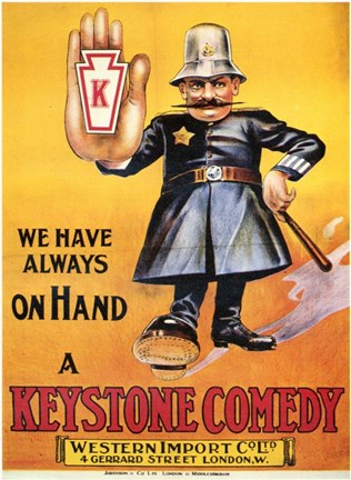 Framed Keystone Comedy Print