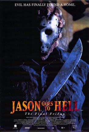 Framed Jason Goes to Hell:Jason Vorhees Print