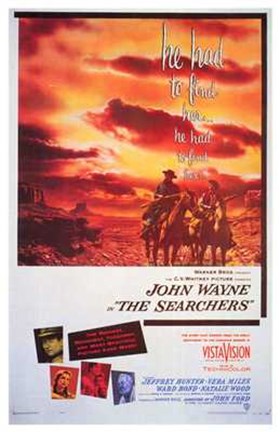 Framed Searchers he had to find... Orange Print