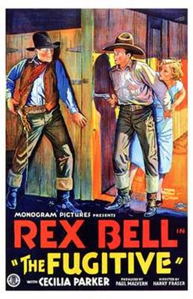 Framed Fugitive Rex Bell Original Print