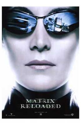 Framed Matrix Reloaded Trinity Print