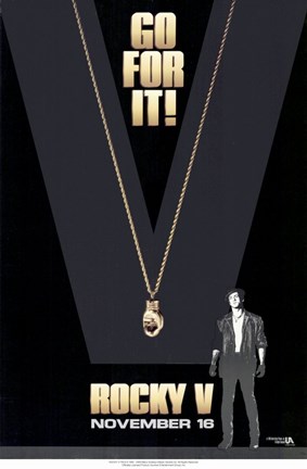 Framed Rocky 5 - Go for it Print