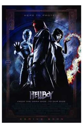 Framed Hellboy Movie Print