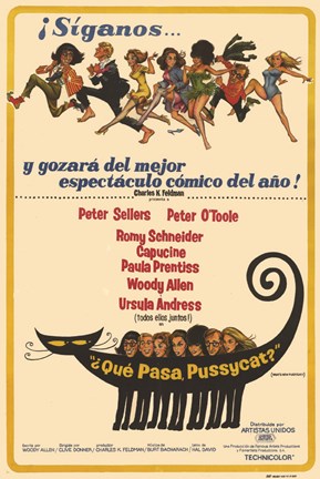 Framed What's New Pussycat Print